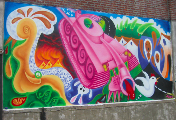 Grafitti Artist Lady Pink