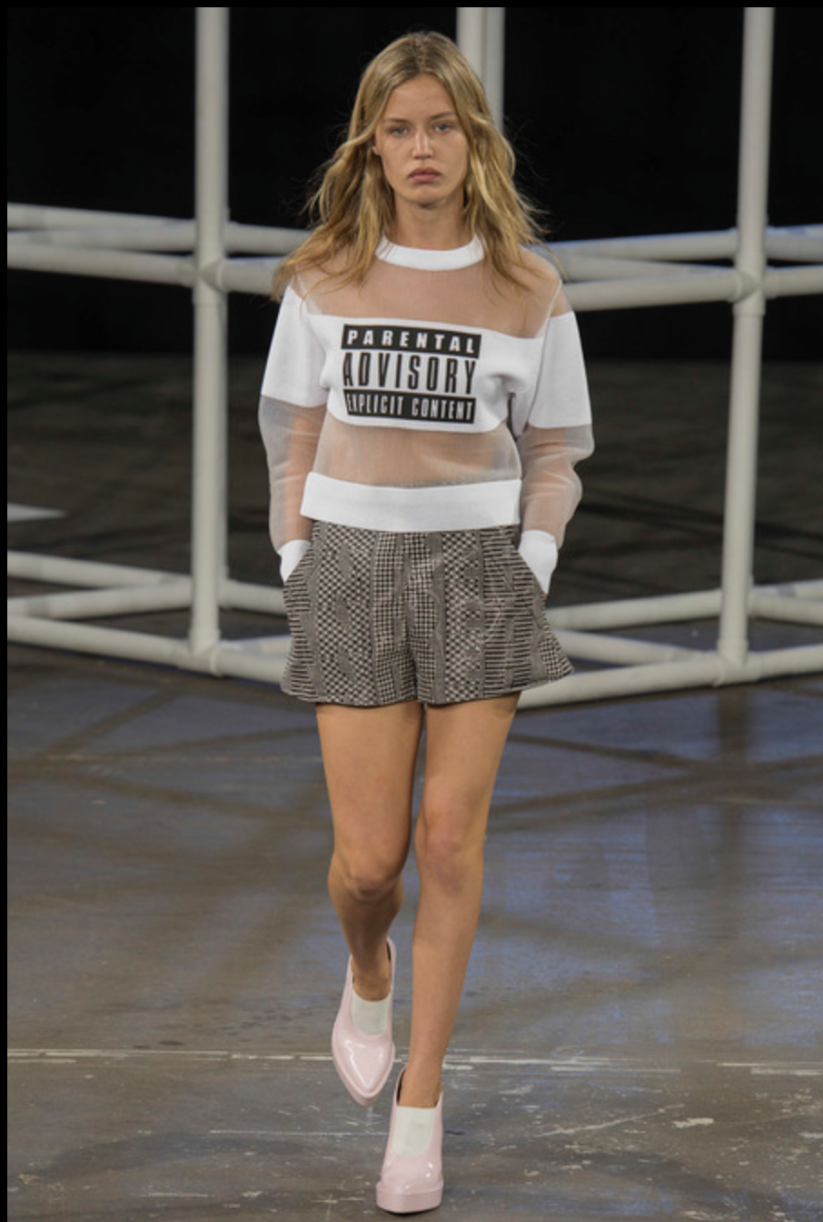Alexander Wang S2014 http://www.style.com/fashionshows/complete/S2014RTW-AWANG