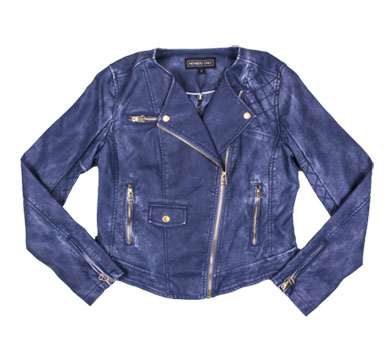 Members Only Womens Washed Collarless jacket  http://www.membersonlyoriginal.com/collections/new-arrivals-women/products/washed-collarless-moto